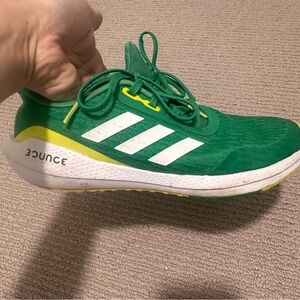 Adidas Kids Green & Yellow Running Shoes | US 6.5Y | Very Good Condition